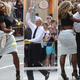 Serena Williams and David Letterman play a quick game of tennis outside the Ed Sullivan Theater in New York City Aug 21, 2014.
Twitter